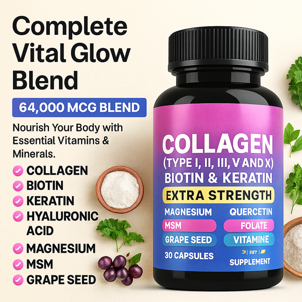 Say Goodbye to Wrinkles, Thinning Hair & Weak Nails — All in One Capsule