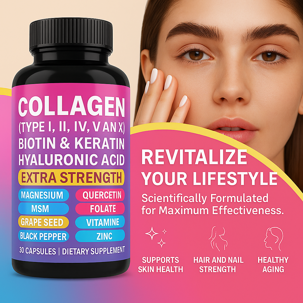 Say Goodbye to Wrinkles, Thinning Hair & Weak Nails — All in One Capsule