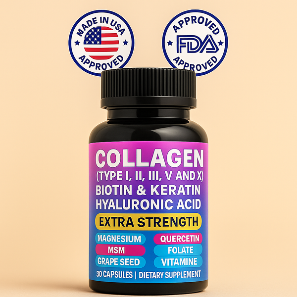 Say Goodbye to Wrinkles, Thinning Hair & Weak Nails — All in One Capsule