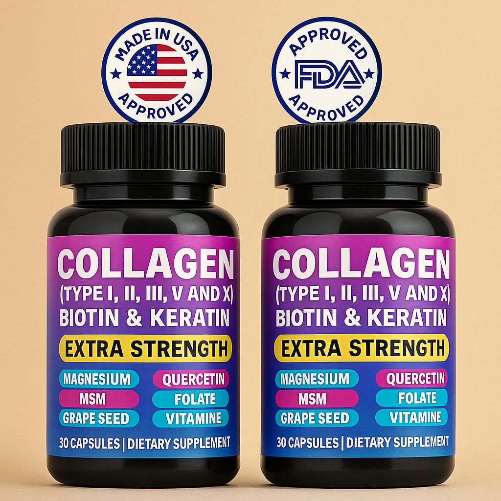 Say Goodbye to Wrinkles, Thinning Hair & Weak Nails — All in One Capsule