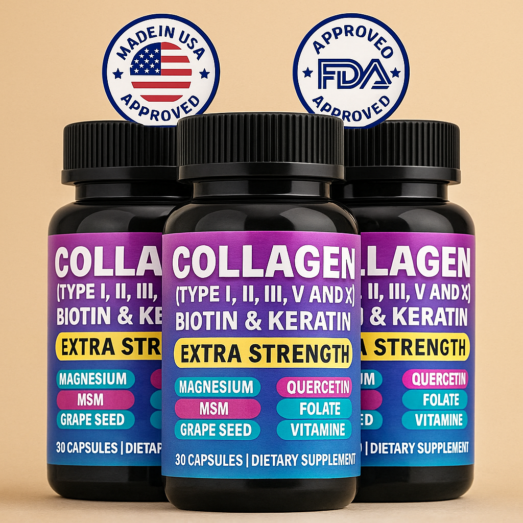 Say Goodbye to Wrinkles, Thinning Hair & Weak Nails — All in One Capsule